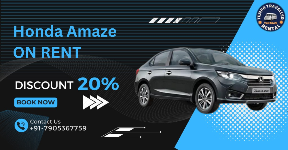 Honda Amaze Car Rental in Varanasi