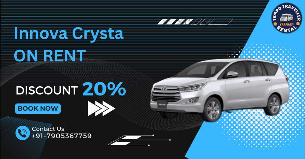 Innova Crysta on Rent in Varanasi