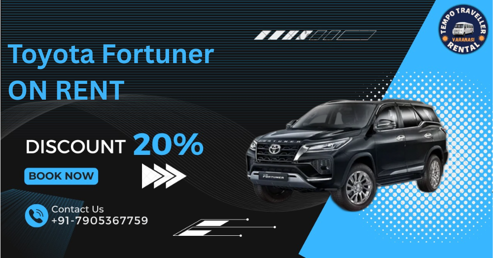 Toyota Fortuner on Rent in Varanasi